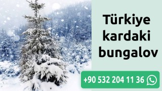 Türkiye kardaki bungalov